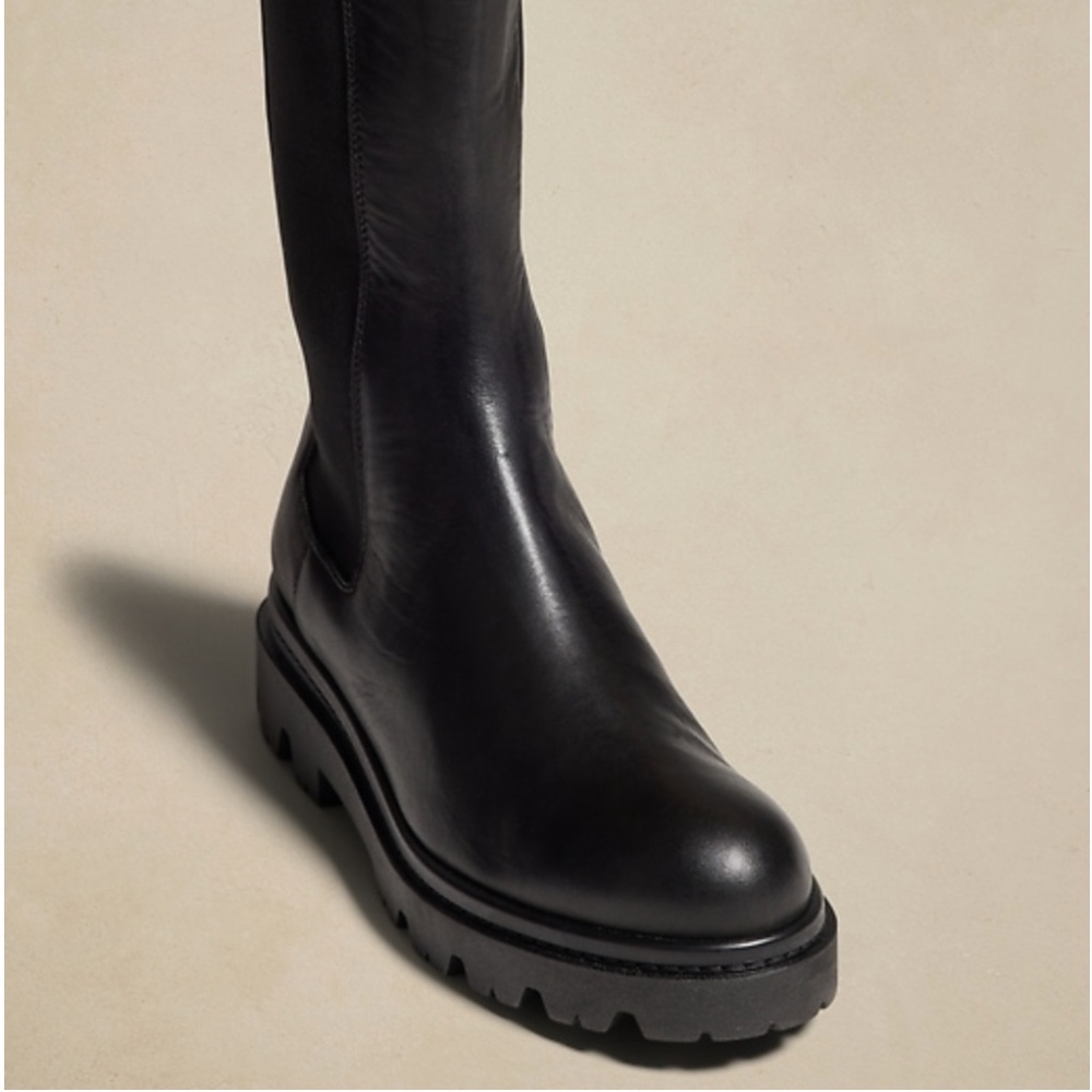 Banana Republic - Hudson Tall Leather Chelsea Boot - Picture 3 of 7